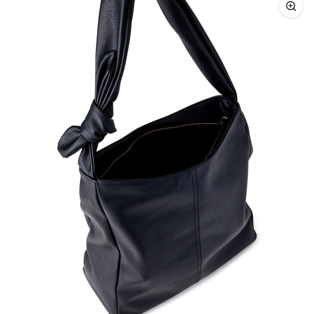 Time and Tru Women's Vera Hobo Handbag black - Picture 7 of 8